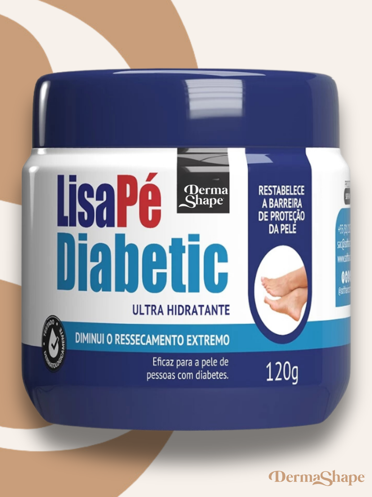 Creme Hidratante Lisa Pé Diabetic