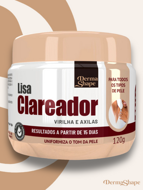 Creme Lisa Clareador de Virilha e Axilas