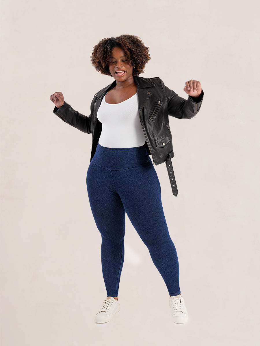 Dermashape® | Leggings Jeans Efeito Lipo