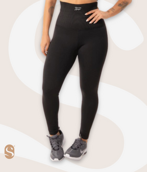 Calça Legging Modeladora com Cinta Compressão Efeito Lipo